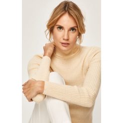 Brave Soul - Sweter. Białe swetry damskie Brave Soul, s, bez wzorów, z dzianiny, bez rękawów, bez kaptura. Za 69,90 zł.