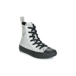 Buty Dziecko Converse CHUCK TAYLOR ALL STAR BOOT COATED GLITTER HI. Szare trampki dziewczęce Converse, bez wzorów, bez zapięcia. Za 309,00 zł.