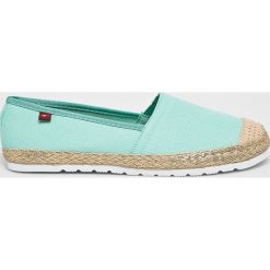 Big Star - Espadryle. Zielone espadryle damskie BIG STAR, bez wzorów, z materiału, bez obcasa, na obcasie. W wyprzedaży za 69,90 zł.