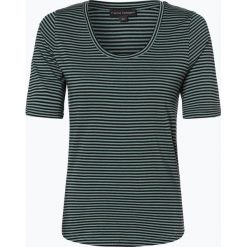 Franco Callegari - T-shirt damski, zielony. Zielone t-shirty damskie Franco Callegari, w paski, z bawełny, bez kołnierzyka. Za 59,95 zł.