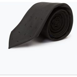 Mc Earl - Krawat jedwabny męski, czarny. Czarne krawaty męskie marki Mc Earl, z jedwabiu, eleganckie. Za 99,95 zł.
