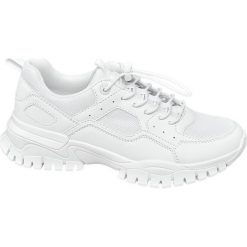 Sneakersy damskie Venice białe. Białe sneakersy damskie Venice, z materiału. Za 119,90 zł.