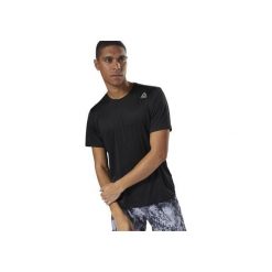 KOSZULKA REEBOK RUNNING SHORT SLEEVE (L). Koszulki męskie Reebok, s, bez wzorów, z dzianiny, z dekoltem na plecach, bez rękawów, do biegania. W wyprzedaży za 67,99 zł.