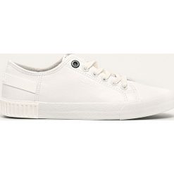 Big Star - Tenisówki. Białe trampki i tenisówki damskie BIG STAR, bez wzorów, z gumy, na sznurówki. Za 159,90 zł.