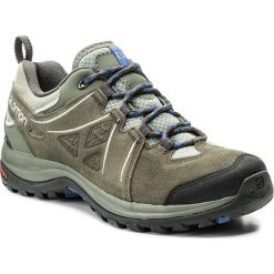 Trekkingi SALOMON - Ellipse 2 Ltr W 398538 Shadow/Beluga/Amparo Blue. Szare buty trekkingowe damskie Salomon. W wyprzedaży za 319,00 zł.