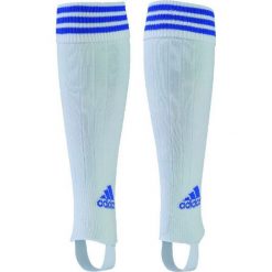 Skarpetogetry piłkarskie: Adidas Getry piłkarskie 3 Stripe Stirru Junior białe r. 43-45 (297109)