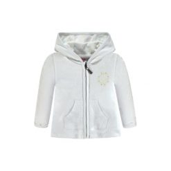 Kanz Girls Kurtka z kapturem, biały - Gr.Niemowlę (0 - 6 miesięcy). Białe bluzy niemowlęce marki Kanz, z bawełny, z kapturem. Za 65,00 zł.