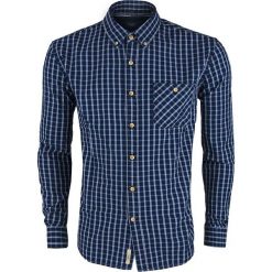 Koszula Pepe Jeans. Niebieskie koszule męskie m, w kratkę, z jeansu, bez kołnierzyka, bez rękawów. Za 109,00 zł.