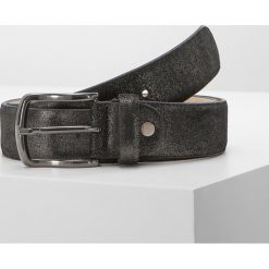 Paski damskie: Vanzetti Pasek schwarz silbergrau metallic