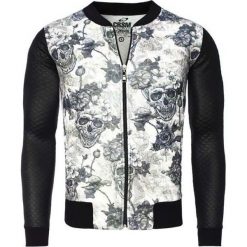 Bejsbolówki męskie: CRSM Bluza męska 7911-1 Czarna r. S (5068)