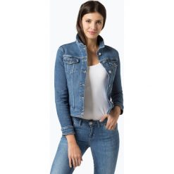 Tommy Hilfiger - Damska kurtka jeansowa – Vienna Juliette, niebieski. Niebieskie kurtki damskie jeansowe marki TOMMY HILFIGER. Za 449,95 zł.