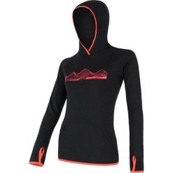 Sensor bluza damska kangurka Merino Upper Mountains czarna L. Czarne bluzy sportowe damskie Sensor, l, bez wzorów, z wełny, bez rękawów. Za 349,00 zł.