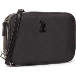 Torebka U.S. POLO ASSN. - Portsmouth Crossb W/2 Zip BEUPO2807WVP/000 Black. Czarne listonoszki damskie U.S. Polo Assn., bez wzorów, ze skóry ekologicznej, bez dodatków. W wyprzedaży za 179,00 zł.