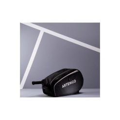 Torba tenis i inne sporty rakietowe 100 S. Czarne torby męskie sportowe ARTENGO, bez wzorów, z poliesteru, sportowe. Za 69,99 zł.