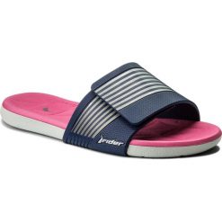Klapki damskie: Klapki RIDER – Prana Fem 82206 Grey/Blue/Pink 24106