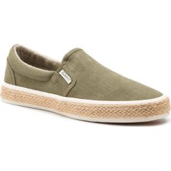 Espadryle GANT - Fresno 18678392 Khaki Green G77. Zielone espadryle męskie GANT, na co dzień, bez wzorów, z tworzywa sztucznego, bez zapięcia. W wyprzedaży za 289,00 zł.
