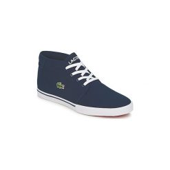 Buty Lacoste AMPTHILL LCR2. Niebieskie trampki męskie Lacoste, bez wzorów, bez zapięcia. Za 293,30 zł.