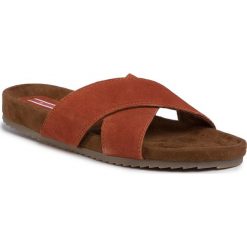 Klapki S.OLIVER - 5-27115-24 Burned Orange 608. Pomarańczowe klapki damskie S.Oliver, bez wzorów, ze skóry, bez obcasa. Za 189,00 zł.
