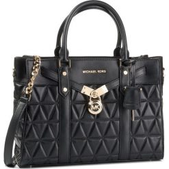 Torebka MICHAEL MICHAEL KORS - Nouveau Hamilton 30H9G0HS7L Black. Czarne torebki klasyczne damskie MICHAEL Michael Kors, bez wzorów, ze skóry, klasyczne, bez dodatków. Za 1779,00 zł.