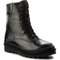 Botki SIMPLE - Masao DTH614-AG6-E100-9900-0 99. Czarne botki damskie skórzane marki Simple. W wyprzedaży za 299,00 zł.