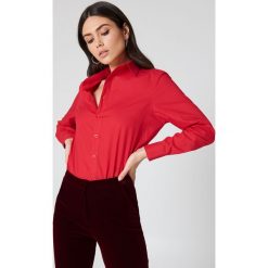 NA-KD Classic Koszula basic - Red. Czerwone koszule wiązane damskie NA-KD Classic. Za 121,95 zł.