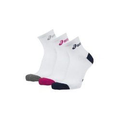 Skarpety Asics 3PP Quarter Sock 321746-0184. Białe skarpetki damskie marki Asics. Za 34,30 zł.