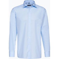 Eterna Modern Fit - Koszula męska niewymagająca prasowania, niebieski. Niebieskie koszule męskie Eterna Modern Fit, m, bez wzorów, z bawełny, klasyczne, z klasycznym kołnierzykiem, bez rękawów. Za 229,95 zł.