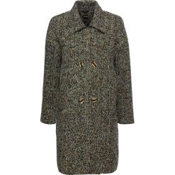 Krótki płaszcz bonprix kolorowy melanż. Niebieskie płaszcze damskie bonprix, bez wzorów, klasyczne, krótkie. Za 179,99 zł.