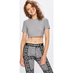 Converse - Top x Miley Cyrus. Szare topy damskie marki Converse, s, z elastanu, z okrągłym kołnierzem. W wyprzedaży za 149,90 zł.