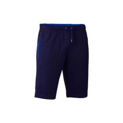 Spodenki długie do piłki nożnej T500. Niebieskie spodenki i szorty męskie marki KIPSTA, xl, z elastanu, długie. Za 54,99 zł.
