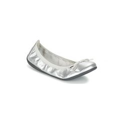 Baleriny LPB Shoes ELLA METAL. Szare baleriny damskie marki LPB Shoes, bez wzorów, bez obcasa. Za 143,20 zł.