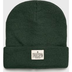 True Spin - Czapka Warm. Szare czapki zimowe męskie marki True Spin, na zimę, z dzianiny. W wyprzedaży za 49,90 zł.