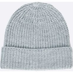 Jack & Jones - Czapka. Szare czapki męskie Jack & Jones, na zimę, bez wzorów, z dzianiny. W wyprzedaży za 19,90 zł.