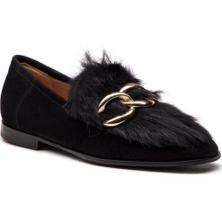 Lordsy POLLINI - SA10391M06TA100A W.Boot. Czarne półbuty damskie marki Pollini, ze skóry, na obcasie. W wyprzedaży za 759,00 zł.