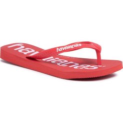 Japonki HAVAIANAS - Top Logo Mania Fc 41442642090 Ruby Red. Czerwone klapki męskie Havaianas, bez wzorów, z tworzywa sztucznego. Za 69,00 zł.