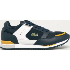 Lacoste - Buty Partner Piste. Niebieskie sneakersy męskie Lacoste, na sznurówki. Za 519,90 zł.