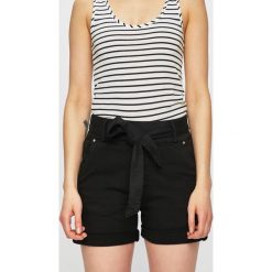 Answear - Szorty. Brązowe szorty damskie ANSWEAR, s, bez wzorów, z elastanu, casualowe. W wyprzedaży za 49,90 zł.