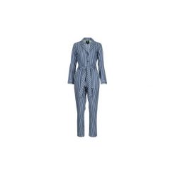 Kombinezony G-Star Raw DELINE JUMPSUIT WMN L/S. Niebieskie kombinezony damskie G-Star RAW, s, bez wzorów, retro, bez kołnierzyka, bez rękawów. Za 561,80 zł.