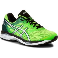 Buty ASICS - Gel-Cumulus 18 T6C3N Green Gecko/Silver/Safety Yellow. Zielone buty do biegania męskie marki Asics, z materiału. W wyprzedaży za 359,00 zł.
