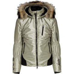 Kurtka narciarska HIGH SOCIETY RUBY Srebrny|Złoty. Szare kurtki damskie marki High Society, moro, militarne, krótkie, bez kaptura, narciarskie. W wyprzedaży za 3080,00 zł.