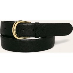 Lauren Ralph Lauren - Pasek skórzany. Czarne paski damskie Lauren Ralph Lauren, w paski, ze skóry. Za 249,90 zł.