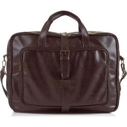 Torba męska na ramię, torba na laptopa SOLIER S10 oldschool brązowa - Brązowy. Pomarańczowe torby męskie sportowe Solier, sportowe. Za 149,99 zł.