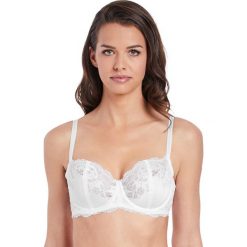 Biustonosz Wacoal Lace Affair White. Białe biustonosze bezszwowe marki Astratex, z haftami, z koronki. Za 206,99 zł.