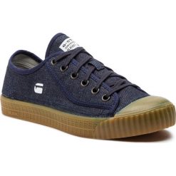 Trampki G-Star Raw Rovulc Roel Low D04354-8714-881. Niebieskie półbuty męskie G-Star RAW, bez wzorów, retro, bez zapięcia. Za 299,00 zł.