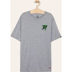Vans - T-shirt dziecięcy 151-173 cm. Szare t-shirty chłopięce Vans, z nadrukiem, z bawełny, bez rękawów. Za 99,90 zł.