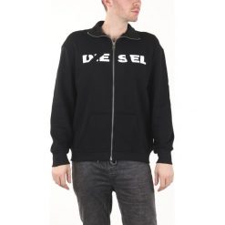 Diesel S-Brava-Bro Bluza Czarny. Czarne bluzy męskie Diesel, s, z nadrukiem, z bawełny, bez kołnierzyka, bez rękawów, bez kaptura. Za 259,95 zł.