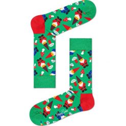 Happy Socks - Skarpety Santa Christmas. Zielone skarpetki męskie Happy Socks. W wyprzedaży za 29,90 zł.