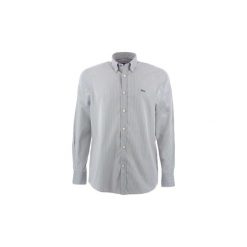 Koszule z długim rękawem Harmont Blaine CRA012. Szare koszule męskie Harmont Blaine, xl, bez wzorów, bez kołnierzyka, z długim rękawem. Za 581,92 zł.