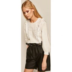 Medicine - Bluzka Boho Breeze. Niebieskie bluzki damskie MEDICINE, s, bez wzorów, z bawełny, boho, z okrągłym kołnierzem, bez rękawów. W wyprzedaży za 62,90 zł.