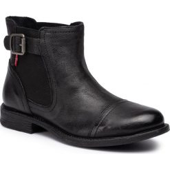 Sztyblety LEVI'S - 230678-872-59 Regular Black. Czarne kozaki damskie Levi's®, na imprezę, ze skóry, bez obcasa, bez zapięcia. Za 399,00 zł.